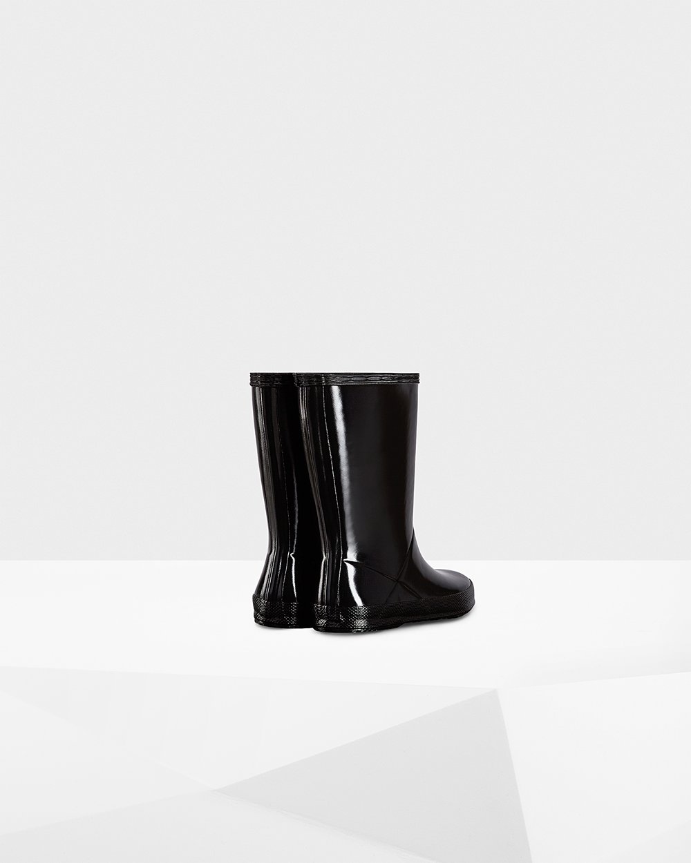 Kids Hunter Rain Boots Black - Original First Classic Gloss - 5479280-ZI